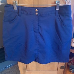 Blue golf skirt